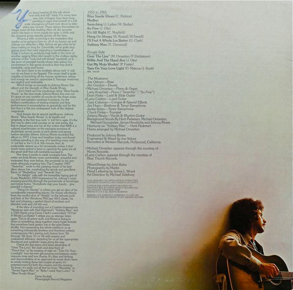 Johnny Rivers : Blue Suede Shoes (LP, Album, All)