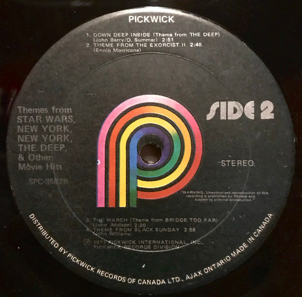 The Birchwood Pops Orchestra : Themes From Star Wars, New York, New York, The Deep & Other Great Movie Hits (LP)