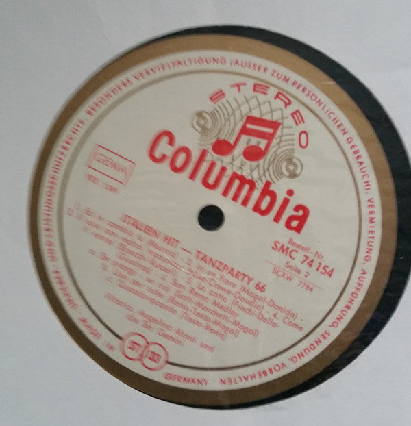Vittorio Casagrande, Angelina Monti Und Gemini (94) : Italien Hit-Tanzparty '66 (LP)
