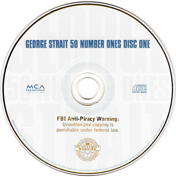 George Strait : 50 Number Ones (2xCD, Comp, OEM)