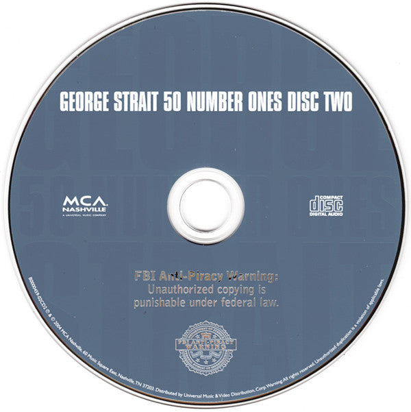 George Strait : 50 Number Ones (2xCD, Comp, OEM)