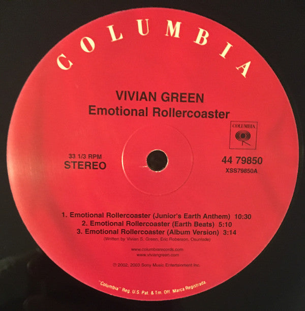 Vivian Green : Emotional Rollercoaster (12")