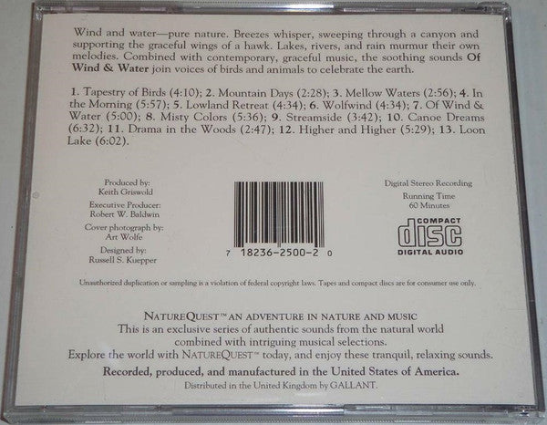 Unknown Artist : Of Wind And Water (CD, Album)