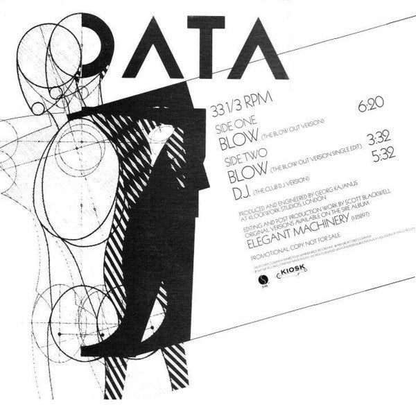 Data (2) : Blow (12", Maxi, Promo)