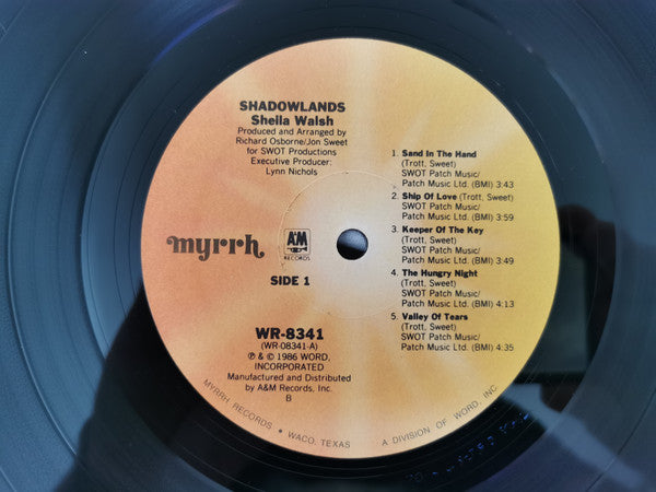 Sheila Walsh : Shadowlands (LP, Album)
