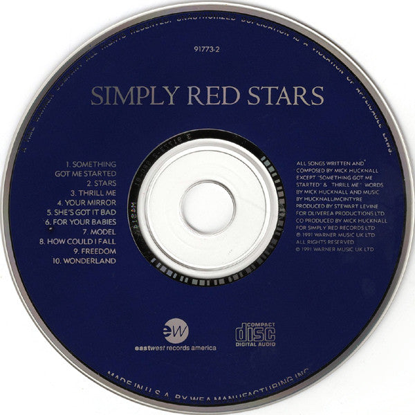 Simply Red : Stars (CD, Album)