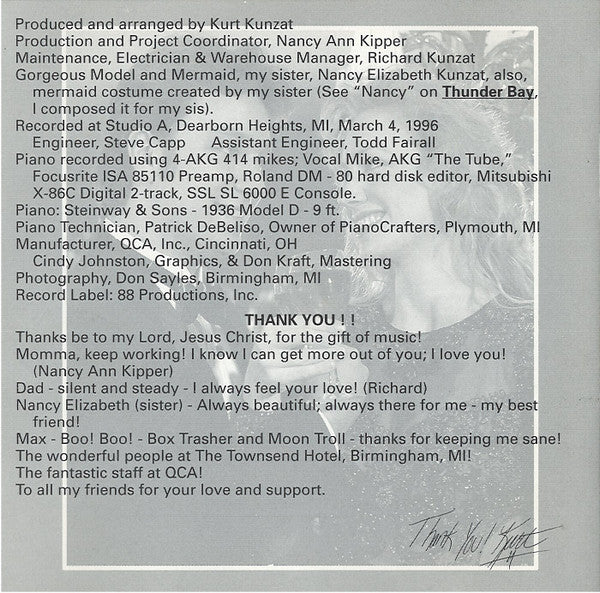 Kurt Kunzat : Fall In Love Again (CD, Album)
