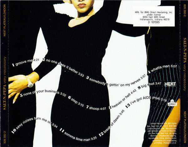 Salt 'N' Pepa : Very Necessary (CD, Album, Club)