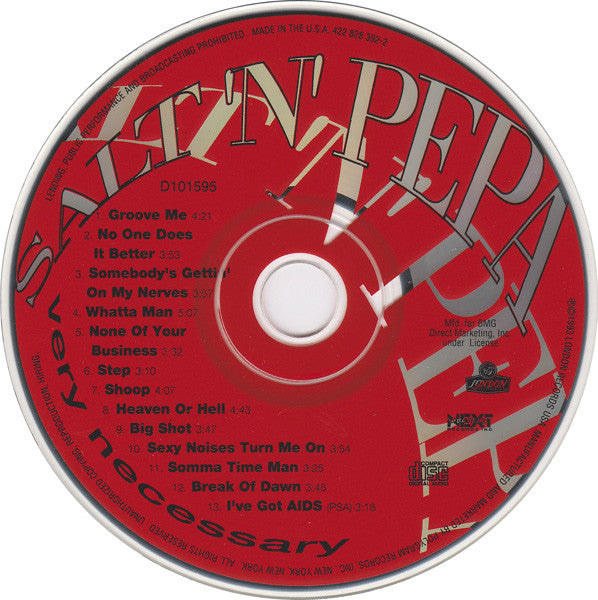 Salt 'N' Pepa : Very Necessary (CD, Album, Club)