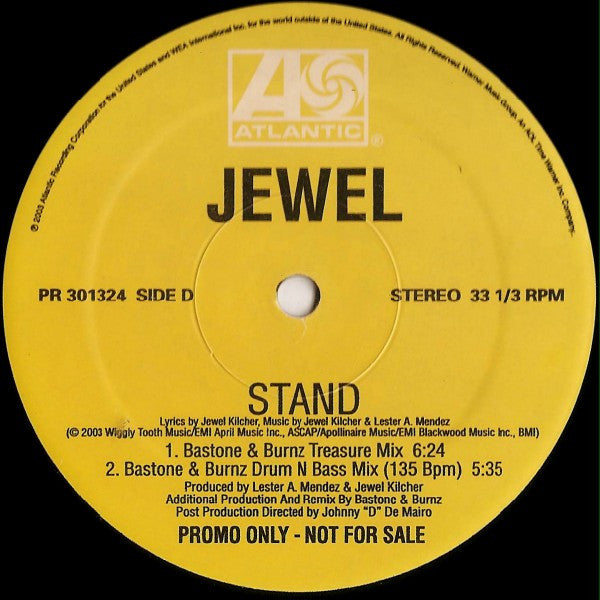 Jewel : Stand (2x12", Promo)