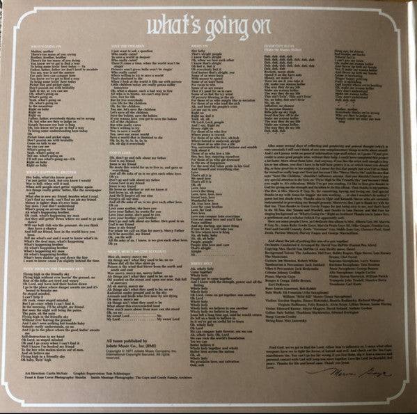 Marvin Gaye : What's Going On (LP, Album, Ltd, RE, Gre)