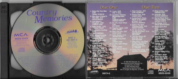 Various : Country Memories (2xCD, Comp)