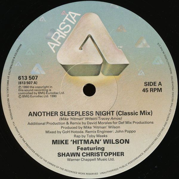 Mike "Hitman" Wilson Featuring Shawn Christopher : Another Sleepless Night (The Dave Morales Remix) (12")