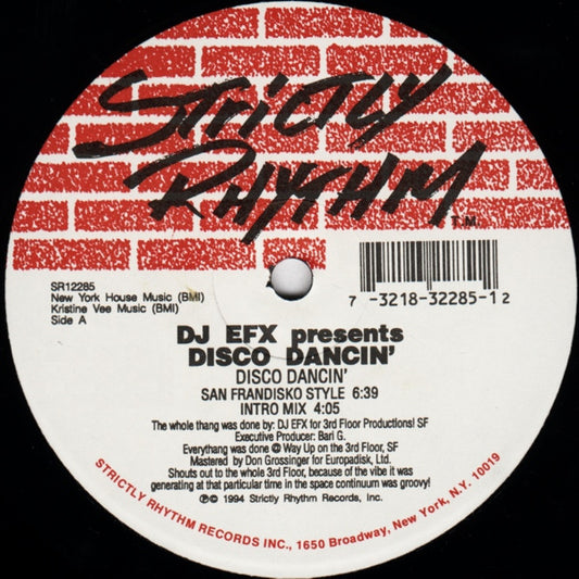 DJ EFX : Disco Dancin' (12")