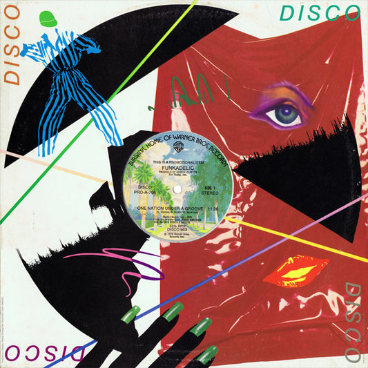 Funkadelic : One Nation Under A Groove (12", Promo)