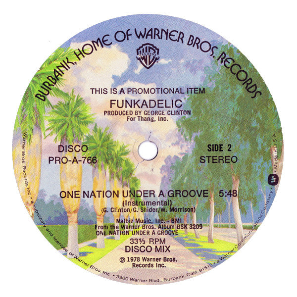 Funkadelic : One Nation Under A Groove (12", Promo)