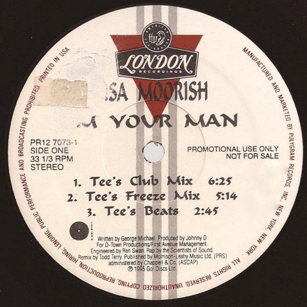Lisa Moorish : I'm Your Man (12", Promo)