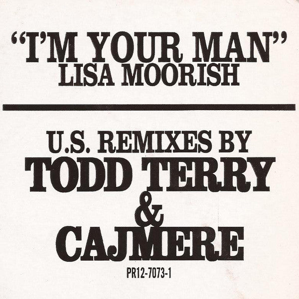 Lisa Moorish : I'm Your Man (12", Promo)