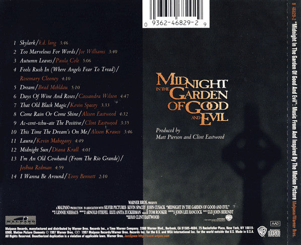 Various : Midnight In The Garden Of Good And Evil (Music From And Inspired By The Motion Picture) (CD, Album)