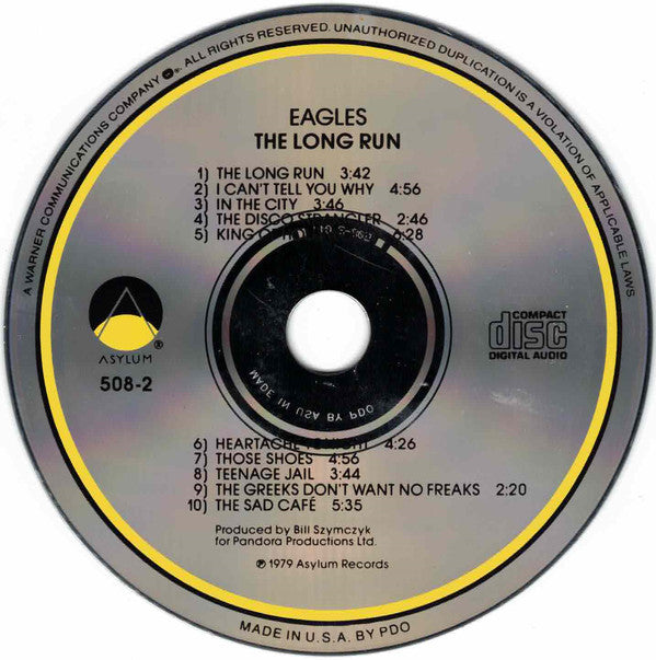 Eagles : The Long Run (CD, Album, RE)