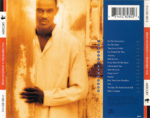 Brian McKnight : I Remember You (CD, Album)