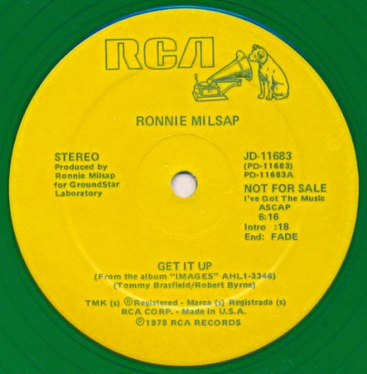 Ronnie Milsap : Get It Up / Hi-Heel Sneakers (12", Promo, Gre)