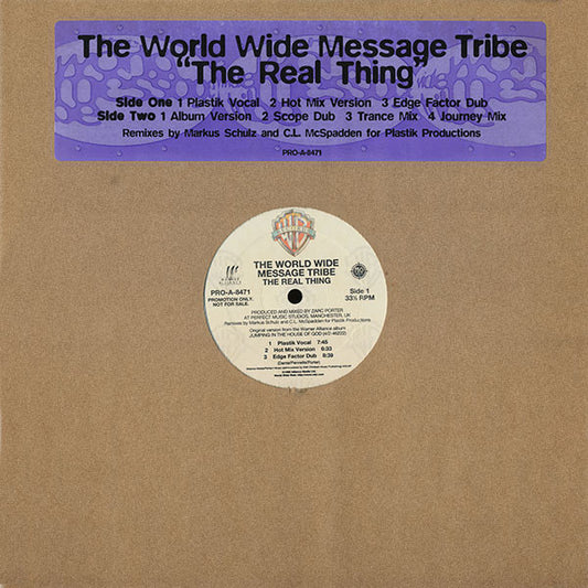 The World Wide Message Tribe : The Real Thing (12", Promo)