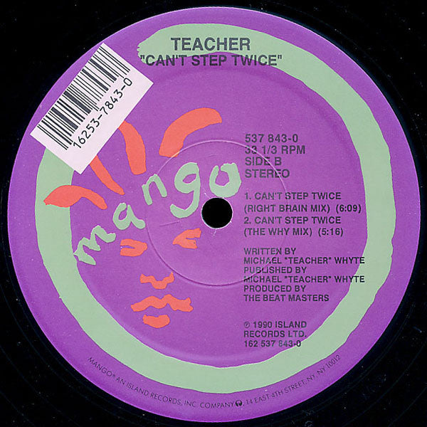 Teacher : Can't Step Twice (12")