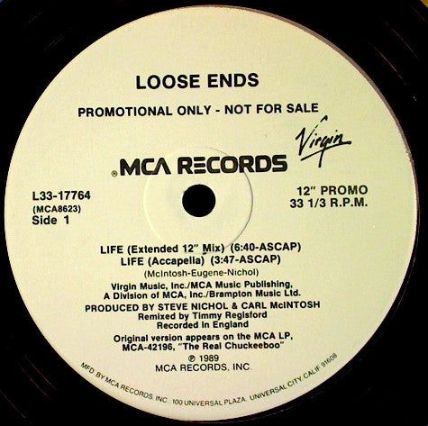 Loose Ends : Life (12", Promo)
