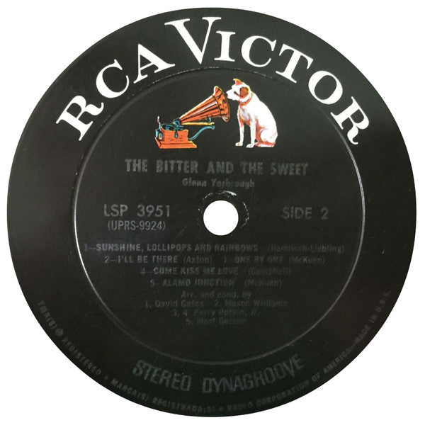 Glenn Yarbrough : The Bitter And The Sweet (LP, Ind)