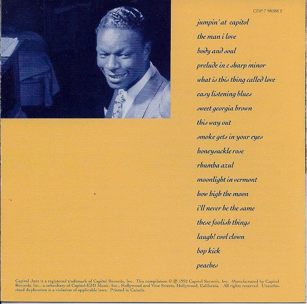 The Nat King Cole Trio : The Best Of The Nat King Cole Trio - The Instrumental Classics (CD, Comp)