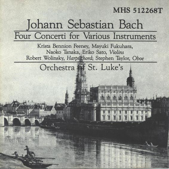 Johann Sebastian Bach, Orchestra Of St. Luke's : Four Concerti For Various Instruments (CD, Album)