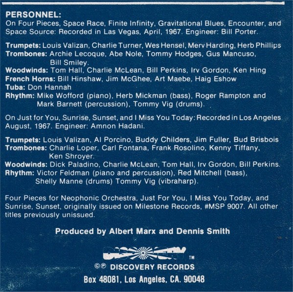 The Tommy Vig Orchestra : Encounter With Time (LP, Album, RM)