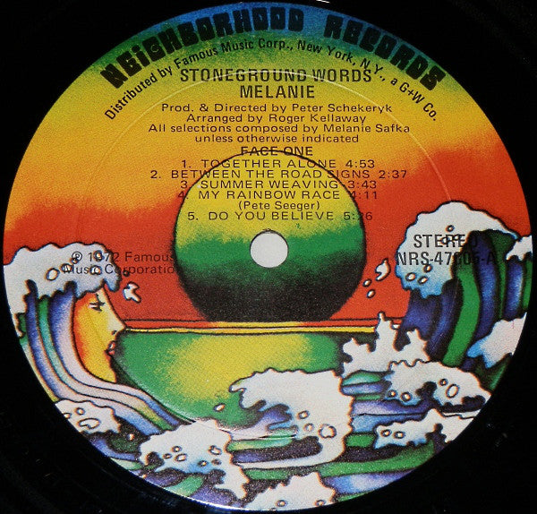 Melanie (2) : Stoneground Words (LP, Album, Gat)