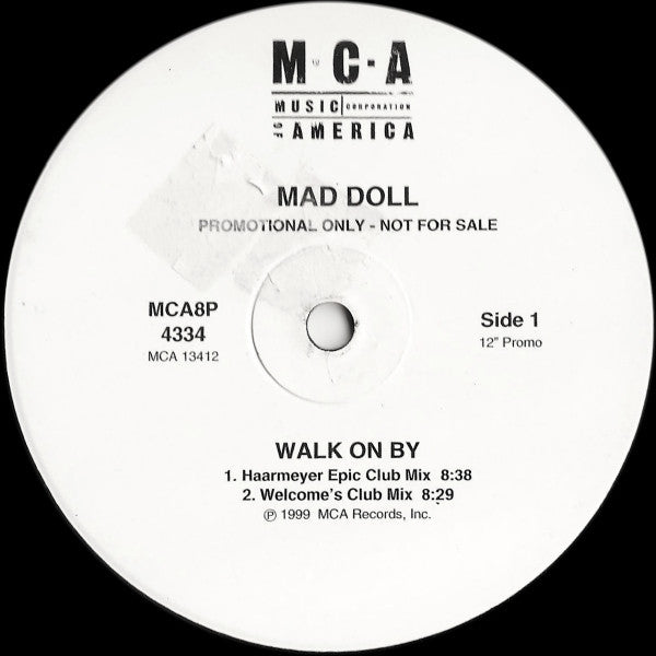 Mad Doll : Walk On By (12", Promo)