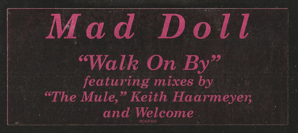 Mad Doll : Walk On By (12", Promo)