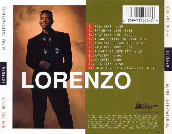 Lorenzo Smith : Lorenzo (CD, Album)