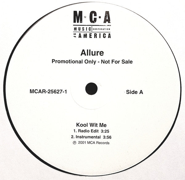 Allure (3) : Kool Wit Me (12", Promo)