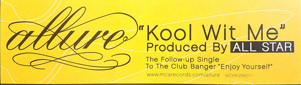 Allure (3) : Kool Wit Me (12", Promo)