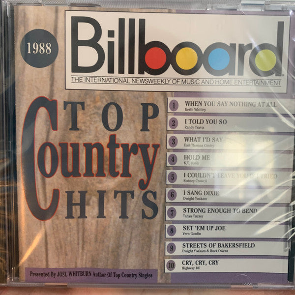 Various : Billboard Top Country Hits 1988 (CD, Album, Comp)