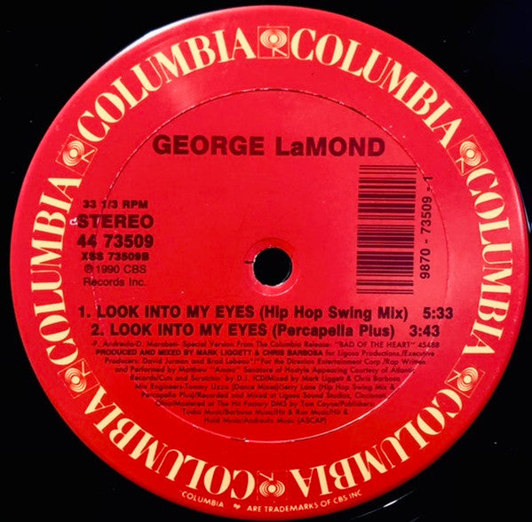 George LaMond : Look Into My Eyes (12")
