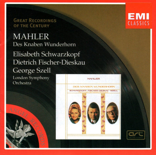 Gustav Mahler, Elisabeth Schwarzkopf, Dietrich Fischer-Dieskau, George Szell, The London Symphony Orchestra : Des Knaben Wunderhorn (CD, RE, RM)