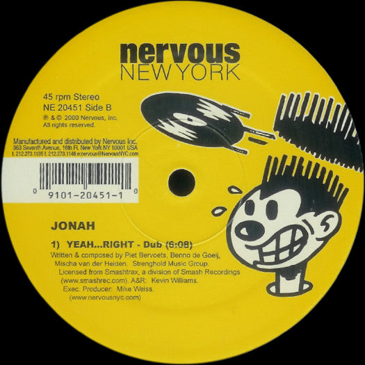Jonah : Yeah... Right (12")