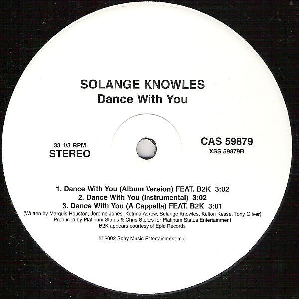 Solange (2) : Feelin' You Part II / Dance With You (12")
