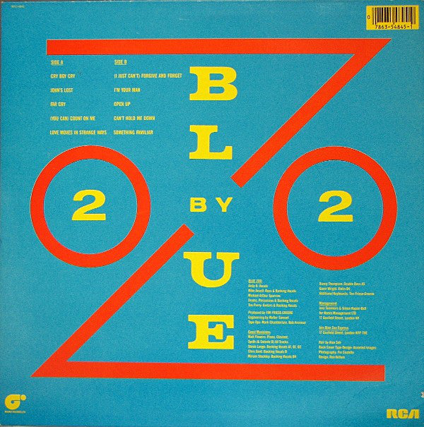 Blue Zoo : 2 By 2 (LP, Album, Ind)
