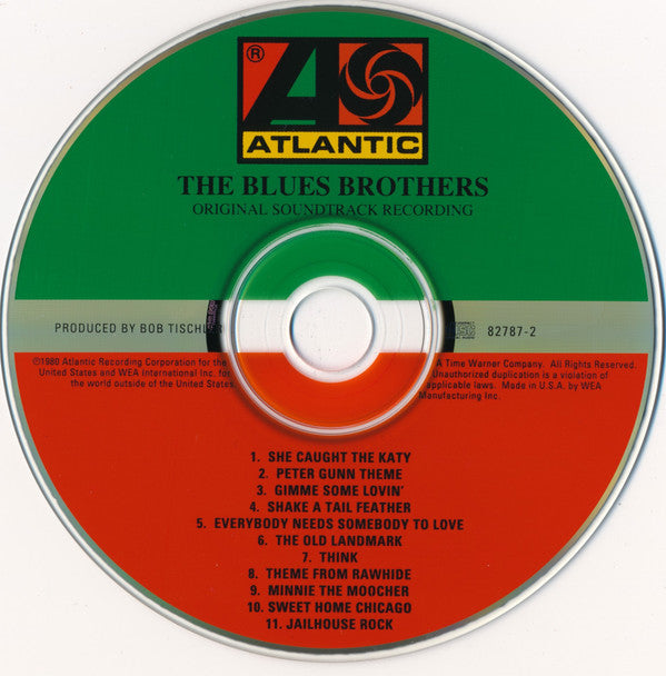 The Blues Brothers : The Blues Brothers (Original Soundtrack Recording) (CD, Album, RE, RP)