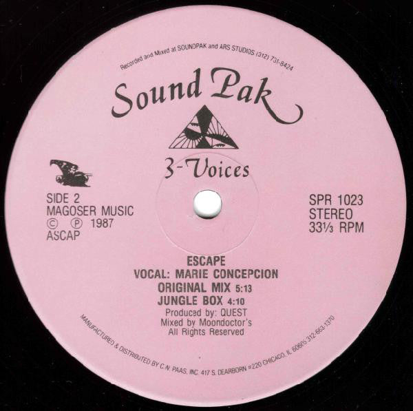 3-Voices : Escape (12")