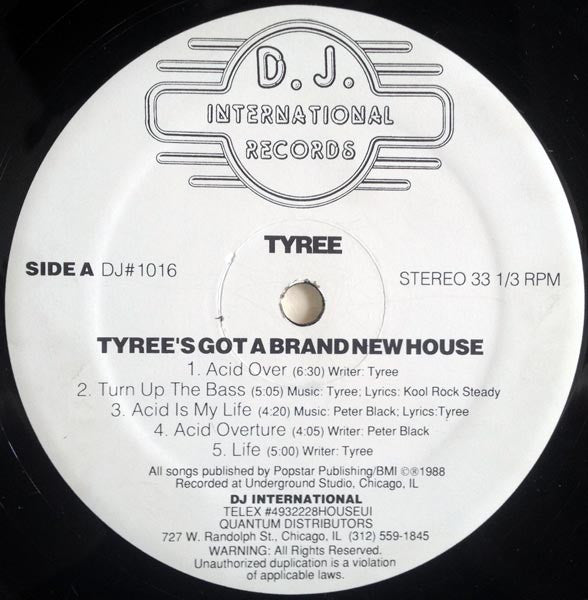 Tyree Cooper : Tyree's Got A Brand New House (LP, Album)