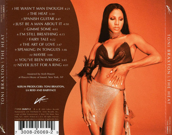 Toni Braxton : The Heat (CD, Album, JVC)