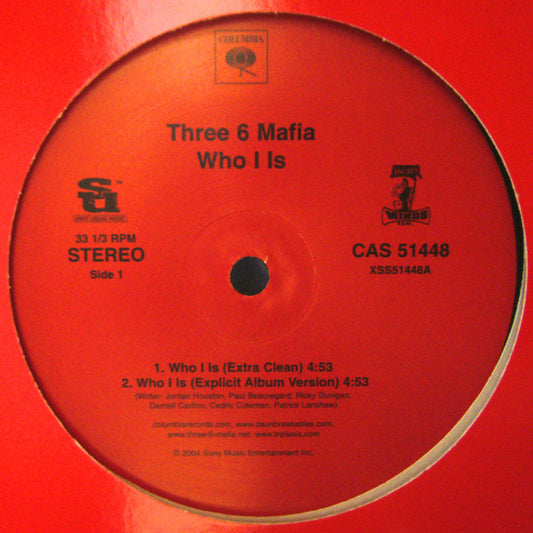 Three 6 Mafia : Who I Is / PIMP (12")